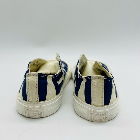 CONVERSE SNEAKERS WHITE WITHCONVERSE  IN LARGE BLUE LETTERS SIZE TODDLER 10 - Picture 3 of 10